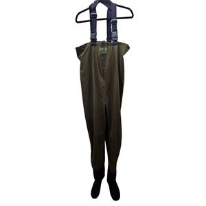 ORVIS Women's Olive Green Chest Waders Fly Fishing Bootfoot Size SP